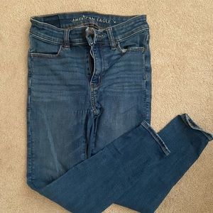 American Eagle high rise jegging crop